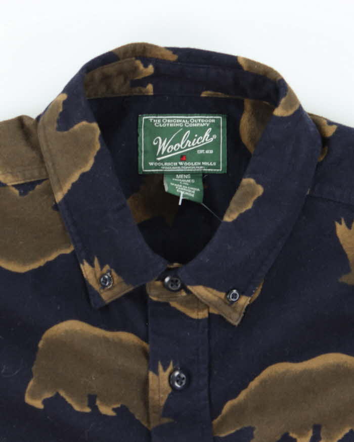 Vintage Woolrich Pattern Flannel Shirt - L