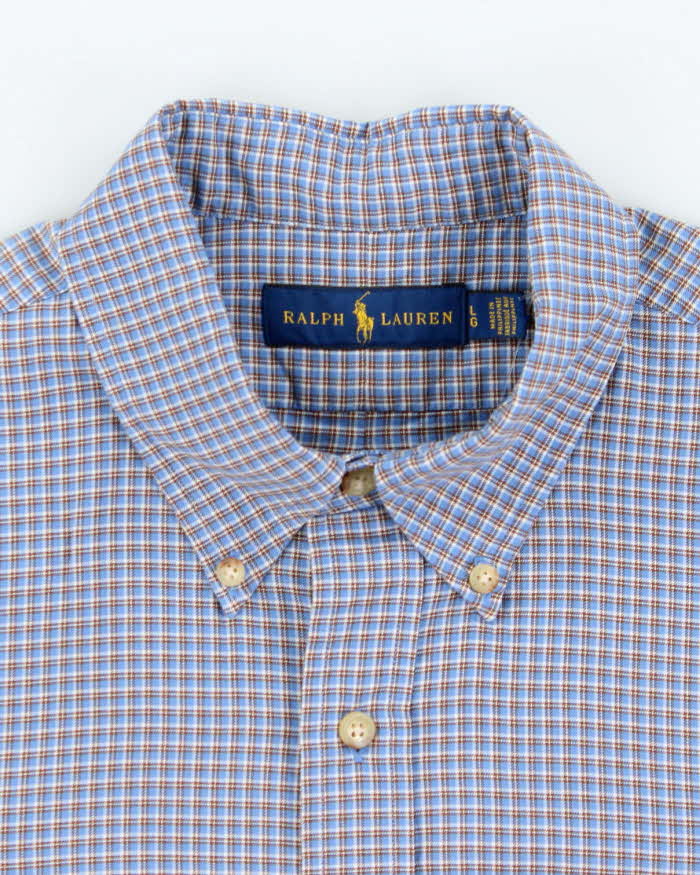 Vintage Ralph Lauren Check Long Sleeve Shirt - L