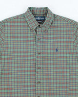 Vintage Ralph Lauren Check Long Sleeve Shirt - M