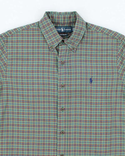 Vintage Ralph Lauren Check Long Sleeve Shirt - M