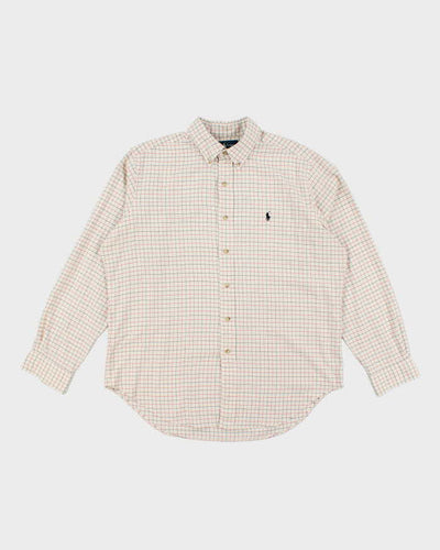 Vintage Ralph Lauren Check Long Sleeve Shirt - L