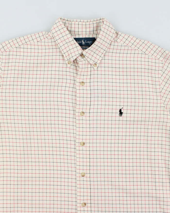 Vintage Ralph Lauren Check Long Sleeve Shirt - L