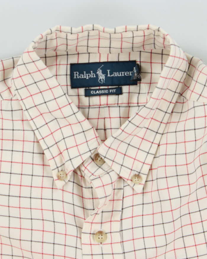 Vintage Ralph Lauren Check Long Sleeve Shirt - L