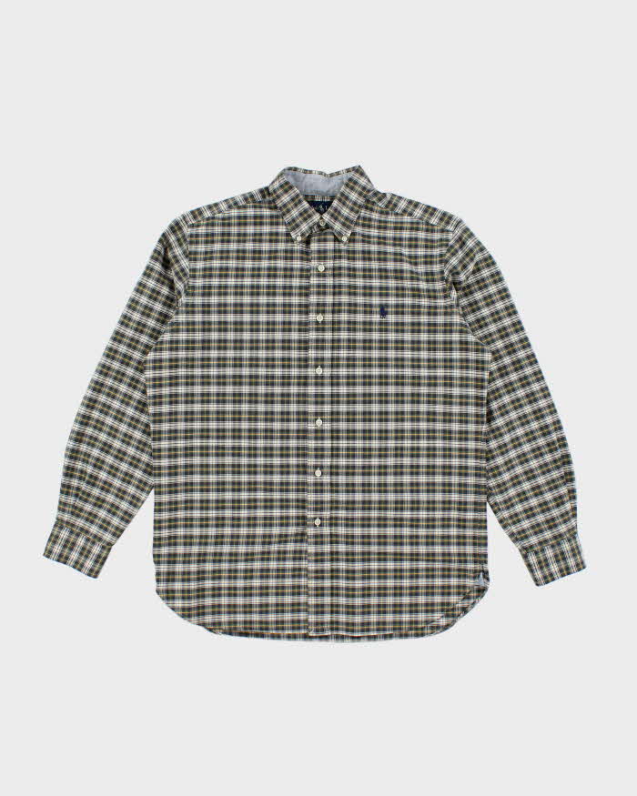 Vintage Ralph Lauren Check Long Sleeve Heavyweight Shirt - M