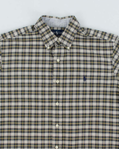 Vintage Ralph Lauren Check Long Sleeve Heavyweight Shirt - M
