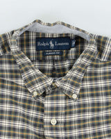 Vintage Ralph Lauren Check Long Sleeve Heavyweight Shirt - M