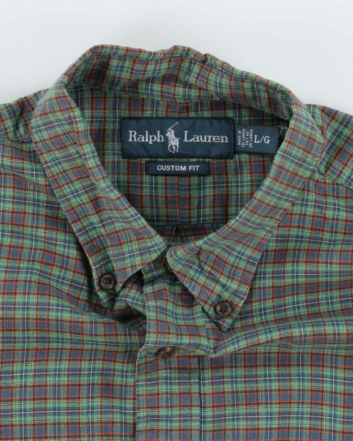 Vintage Ralph Lauren Check Long Sleeve Shirt - L
