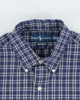 Vintage Ralph Lauren Check Long Sleeve Shirt - M