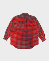 Vintage Ralph Lauren Check Long Sleeve Oversized Shirt - L