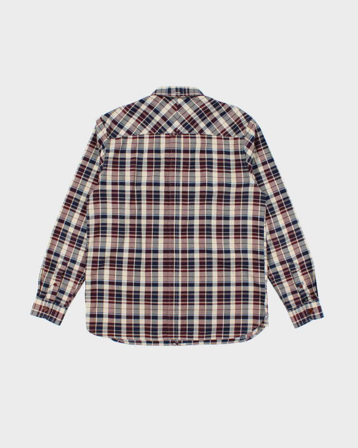 Vintage Fred Perry Check Long Sleeve Shirt - L