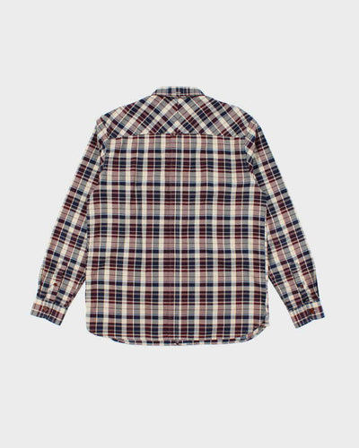 Vintage Fred Perry Check Long Sleeve Shirt - L