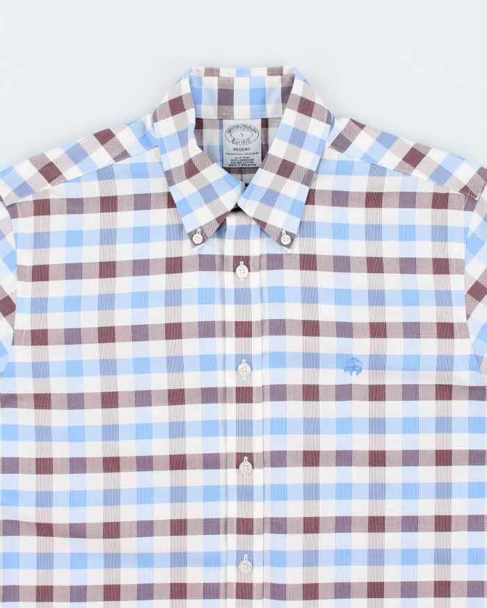 Vintage Brooks Brothers Check Long Sleeve Shirt - S