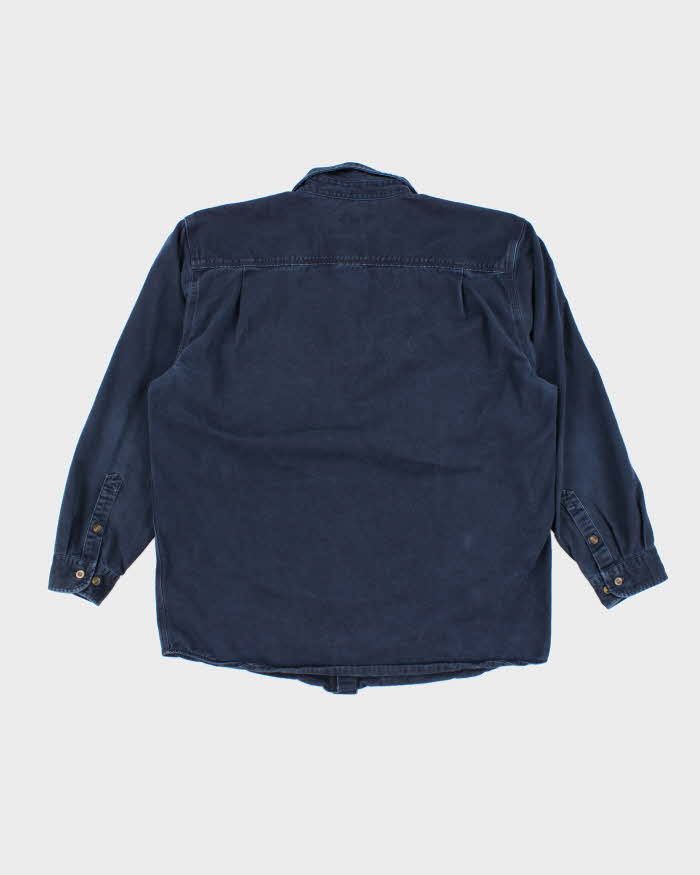 Carhartt Navy Blue Collared Shirt - L