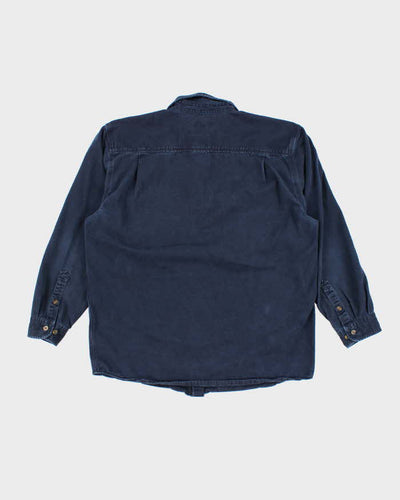 Carhartt Navy Blue Collared Shirt - L