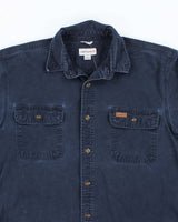 Carhartt Navy Blue Collared Shirt - L