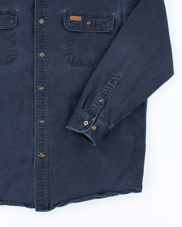 Carhartt Navy Blue Collared Shirt - L