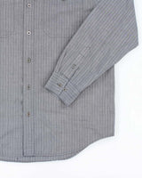 Harley Davidson Grey Pinstripe Collared Shirt - L