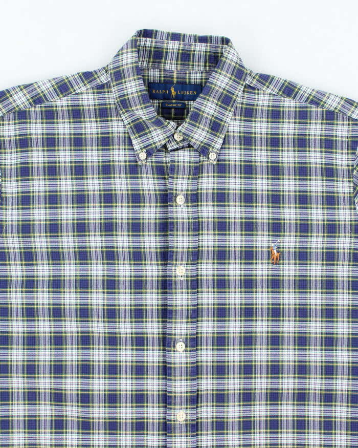 Vintage Ralph Lauren Check Long Sleeve Shirt - M