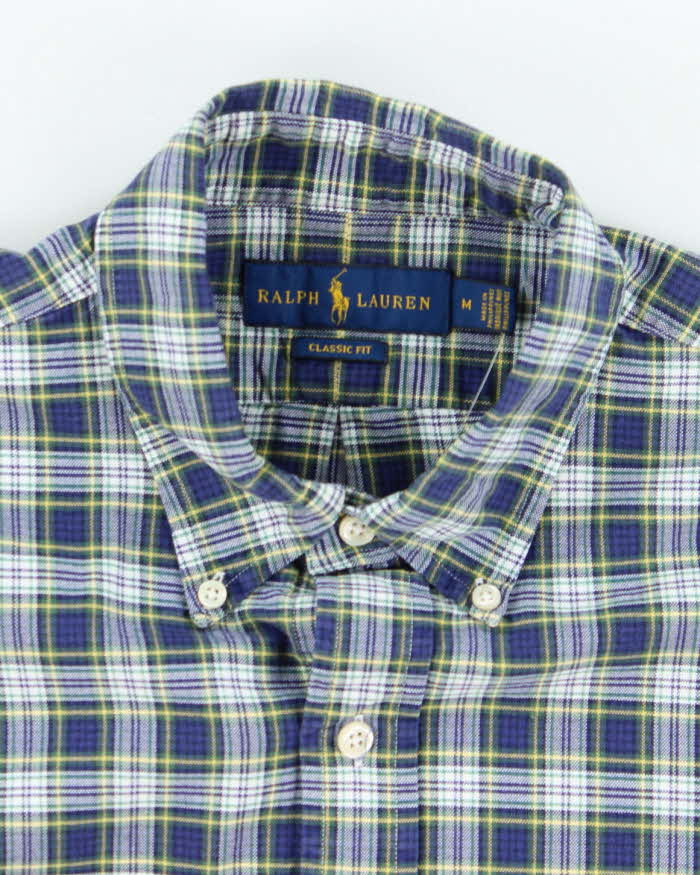 Vintage Ralph Lauren Check Long Sleeve Shirt - M