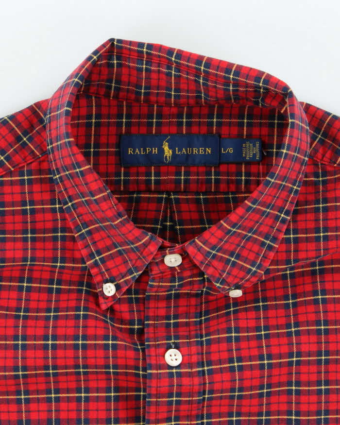 Vintage Ralph Lauren Check Long Sleeve Shirt - L