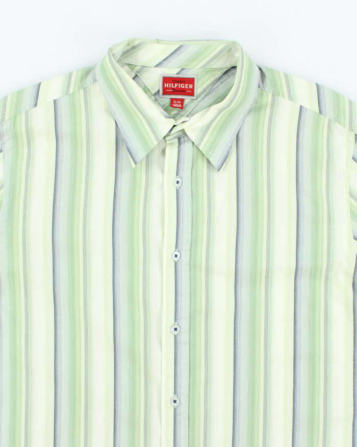 Vintage Y2k 00s Tommy Hilfiger Stripe Shirt - XL