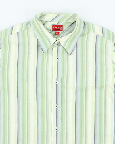 Vintage Y2k 00s Tommy Hilfiger Stripe Shirt - XL