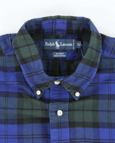 Vintage Ralph Lauren Oversized Check Long Sleeve Shirt - XL