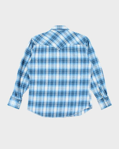 Vintage Wrangler Snap Button Flannel Shirt - M