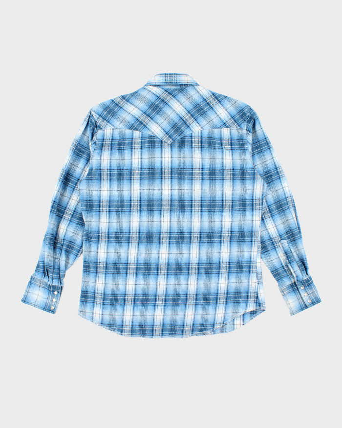 Vintage Wrangler Snap Button Flannel Shirt - M