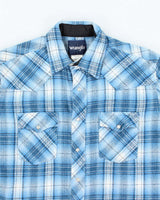 Vintage Wrangler Snap Button Flannel Shirt - M