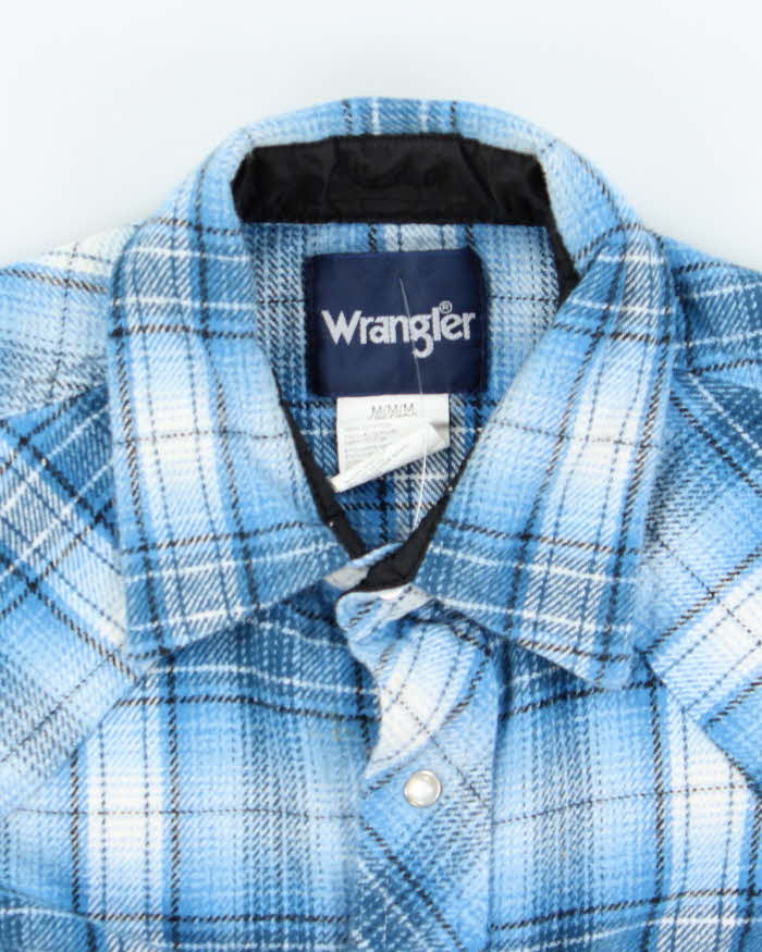 Vintage Wrangler Snap Button Flannel Shirt - M