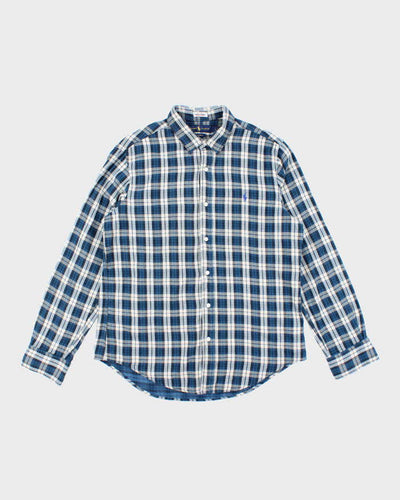 Ralph Lauren Slim Fit Blue Plaid Shirt - XL
