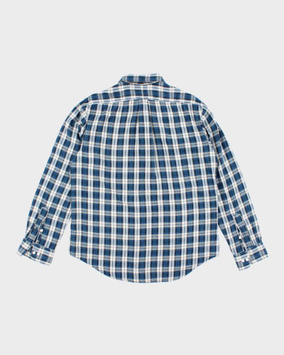 Ralph Lauren Slim Fit Blue Plaid Shirt - XL
