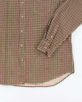 Saks Fifth Avenue Beige and Green Corduroy Shirt - XL