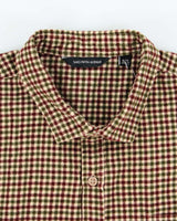 Saks Fifth Avenue Beige and Green Corduroy Shirt - XL