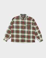 Men's Tommy Hilfiger Green Plaid Shirt - L