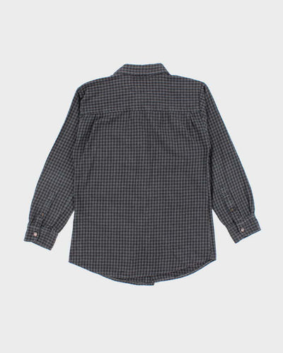 Men's Levi's Grey Flannel Plaid Shirt - M