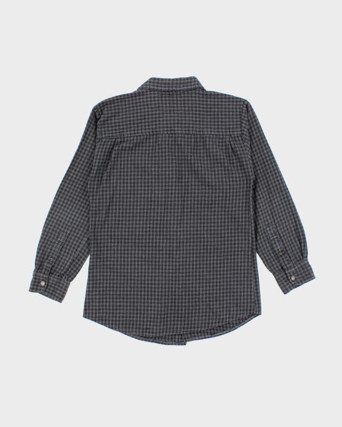 Men's Levi's Grey Flannel Plaid Shirt - M