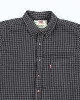 Men's Levi's Grey Flannel Plaid Shirt - M