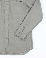 Men's Oakley Grey Button Up Shirt - M