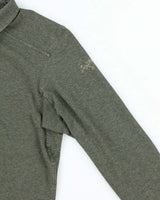 Men's Arc'Teryx Grey Green Collared Shirt - M