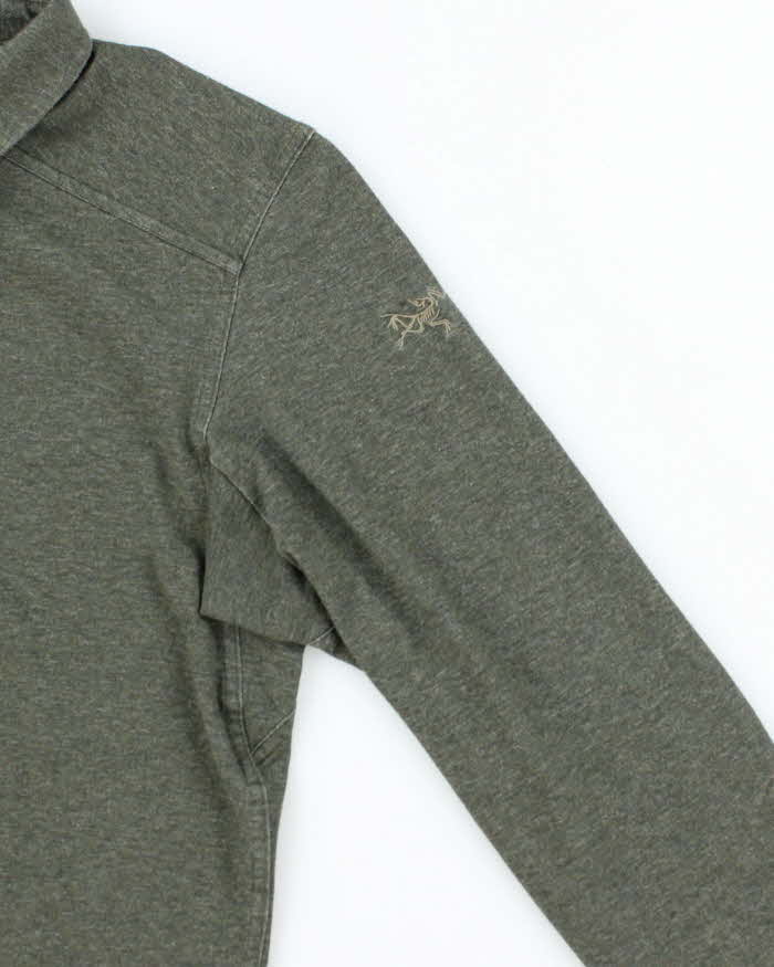 Men's Arc'Teryx Grey Green Collared Shirt - M