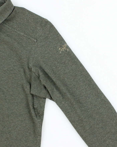 Men's Arc'Teryx Grey Green Collared Shirt - M