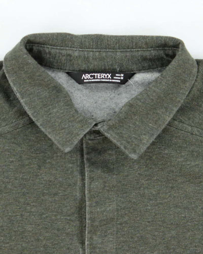 Men's Arc'Teryx Grey Green Collared Shirt - M