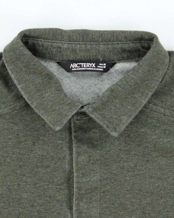Men's Arc'Teryx Grey Green Collared Shirt - M