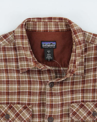 Patagonia Brown Plaid 100% Cotton Work Shirt - M