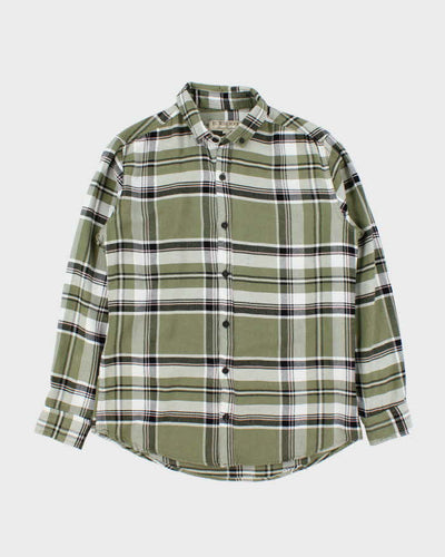 Burberry Green Plaid 100% Work Shirt - M