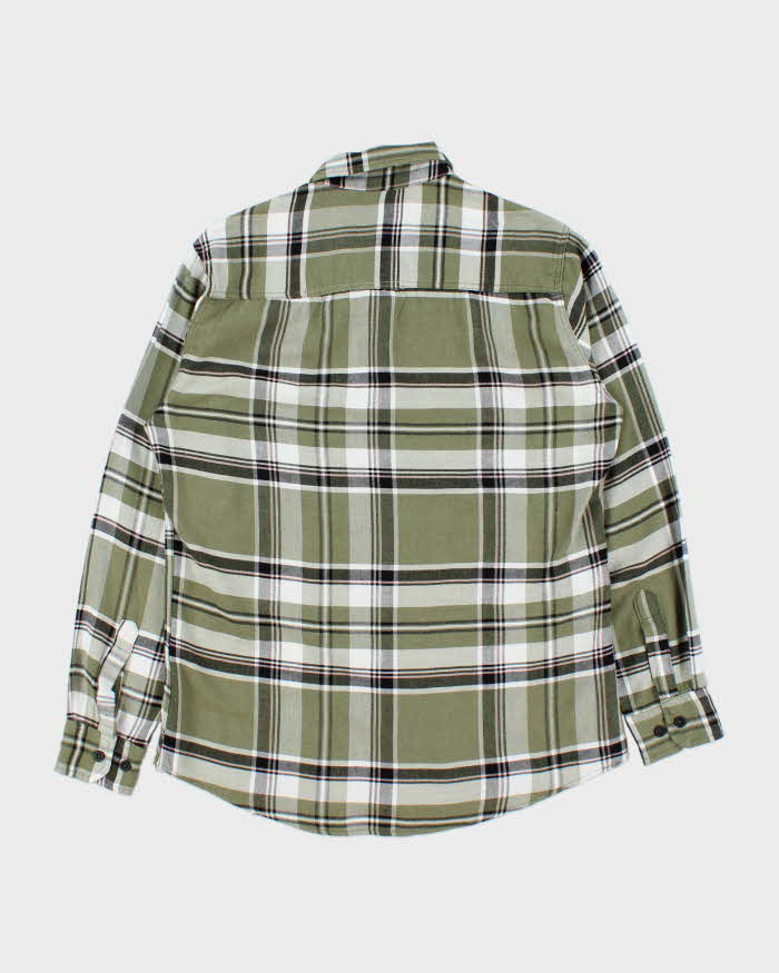Burberry Green Plaid 100% Work Shirt - M