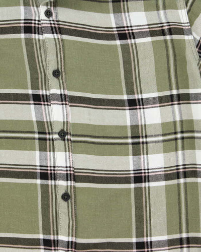 Burberry Green Plaid 100% Work Shirt - M