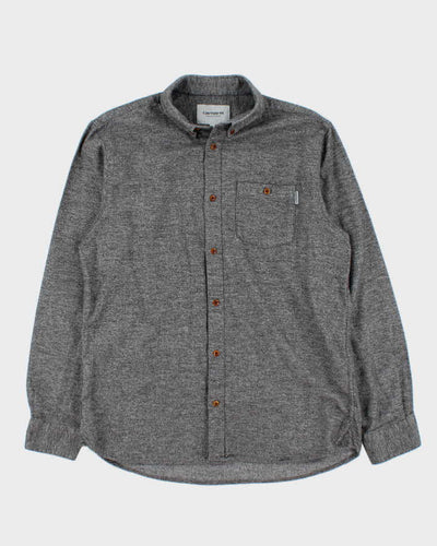 Carhartt Grey 100% Cotton Work Shirt - M